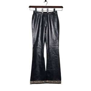 Vintage Vakko 100% Leather Pants